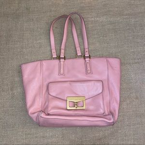 Marc by Mark Jacobs grain leather handbag pink